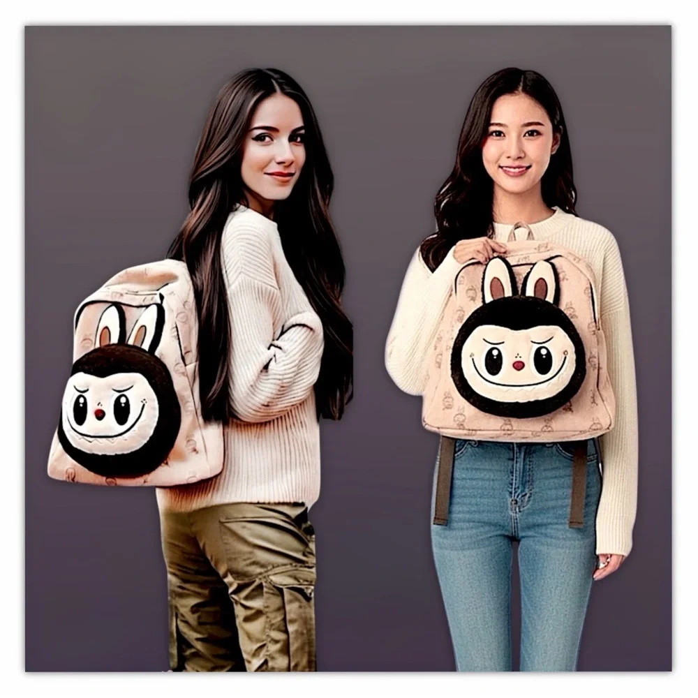 Pop Land Labubu Classic Bag Series Plush Backpack